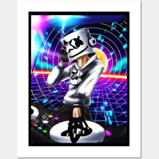 Party With Marshmello ! Posters and Art